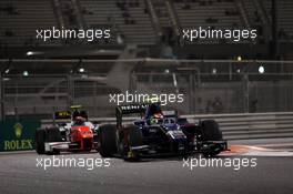 Race 1, Louis Deletraz (SUI) Carlin 26.11.2016. GP2 Series, Rd 11, Yas Marina Circuit, Abu Dhabi, UAE, Saturday.