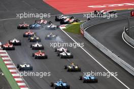 Race 1, Start of the race 02.07.2016. GP3 Series, Rd 2, Spielberg, Austria, Saturday.