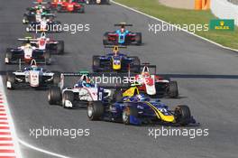 Race 2, Jake Hughes (GBR) DAMS 15.05.2016. GP3 Series, Rd 1, Barcelona, Spain, Sunday.