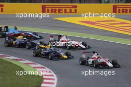 Race 1, Start of the race 14.05.2016. GP3 Series, Rd 1, Barcelona, Spain, Saturday.