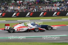 Race 2, Nirei Fukuzumi (JAP) ART Grand Prix and 10.07.2016. GP3 Series, Rd 3, Silverstone, England, Sunday.