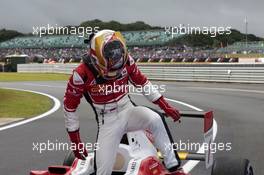 Race 2, Charles Leclerc (MON) ART Grand Prix 10.07.2016. GP3 Series, Rd 3, Silverstone, England, Sunday.