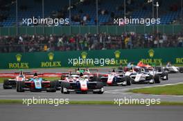 Race 2, Start of the race 10.07.2016. GP3 Series, Rd 3, Silverstone, England, Sunday.