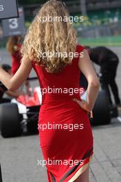 Race 1, Grid Girl 30.07.2016. GP3 Series, Rd 5, Hockenheim, Germany, Saturday.