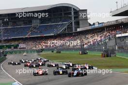 Race 2, Start of the race 31.07.2016. GP3 Series, Rd 5, Hockenheim, Germany, Sunday.