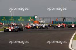 Race 2, Start of the race 24.07.2016. GP3 Series, Rd 4, Budapest, Hungary, Sunday.