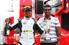 Race 2, 2nd position Arjun Maini (IND) Jenzer Motorsport 24.07.2016. GP3 Series, Rd 4, Budapest, Hungary, Sunday.