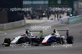 Race 2, Alex Palou (ESP) Campos Racing nd Artur Janosz (POL) Trident 02.10.2016. GP3 Series, Rd 8, Sepang, Malaysia, Sunday.