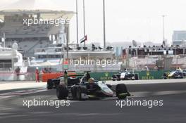 Race 2, Alex Palou (ESP) Campos Racing 27.11.2016. GP3 Series, Rd 9, Yas Marina Circuit, Abu Dhabi, UAE, Sunday.