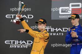 Race 2, 2nd place Jack Aitken (GBR) Arden Internationa 27.11.2016. GP3 Series, Rd 9, Yas Marina Circuit, Abu Dhabi, UAE, Sunday.