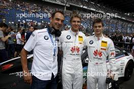 03.-05.06.2016, BMW Motorsport Junior Programme, ADAC GT Masters, Round 3, Lausitzring, Jörg Müller (DE) BMW Workd driver, Jesse Krohn (FI) and Louis Delétraz (CH)