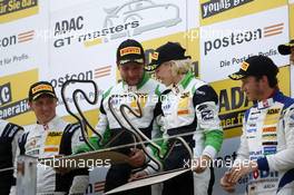 Podium: Sieger #50 YACO Racing, Audi R8 LMS: Philip Geipel, Rahel Frey.19.-21.08.2016, ADAC GT-Masters, Round 6, Zandvoort, Netherlands.