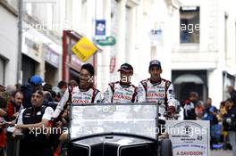 #8 Audi Sport Team Joest Audi R18 e-tron quattro: Lucas di Grassi, Loic Duval, Oliver Jarvis 17.06.2015. Le Mans 24 Hour, Le Mans, France.