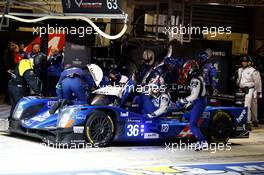 #36 Signatech Alpine A460: Gustavo Menezes, Nicolas Lapierre, Stéphane Richelmi. 15.06.2015. Le Mans 24 Hour, Le Mans, France.