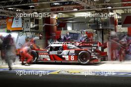 #8 Audi Sport Team Joest Audi R18 e-tron quattro: Lucas di Grassi, Loic Duval, Oliver Jarvis. 15.06.2015. Le Mans 24 Hour, Le Mans, France.
