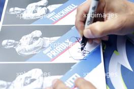 Autograph cards #67 Ford Chip Ganassi Racing Ford GT: Marino Franchitti, Andy Priaulx, Harry Tincknell 14.06.2015. Le Mans 24 Hour, Le Mans, France.