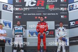 24.04.2016 - Race 2, 1st position James Nash (GBR) Seat Leon, Team Craft-Bamboo LUKOIL , 2nd position Stefano Comini (SUI) Volkswagen Golf GTI TCR, Leopard Racing and 3rd position Gianni Morbidelli (ITA) Honda Civic TCR, West Coast Racing 22-24.04.2016 TCR International Series, Round 2, Estoril, Portugal