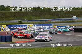 Race 2, Start of the race 17-19.06.2016. TCR International Series, Rd 6, Oschersleben, Germany.