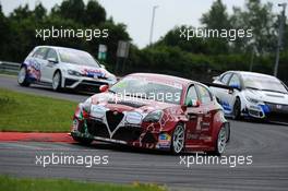 Race 2, Michela Cerruti (ITA) Alfa Romeo Giulietta TCR, Mulsanne Racing 17-19.06.2016. TCR International Series, Rd 6, Oschersleben, Germany.