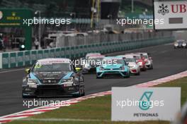 Race 2, Dusan Borkovic (SRB) Seat Leon, B3 Racing Team Hungary 02.10.2016. TCR International Series, Rd 10, Sepang, Malaysia, Sunday.