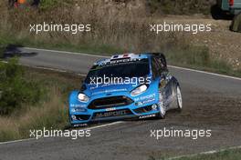 Eric Camili - Benjamin VEILLAS, FORD Fiesta RS WRC, M-SPORT WORLD RALLY TEAM 13-16.10.2016 FIA World Rally Championship 2016, Rd 11, Rally De Espana, Costa Daurada, Spain