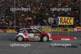 Khalid Al Qassimi (ARE) Crhis Patterson (GBR), Citroen DS3 WRC, Abu Dhabi Total WRT 13-16.10.2016 FIA World Rally Championship 2016, Rd 11, Rally De Espana, Costa Daurada, Spain