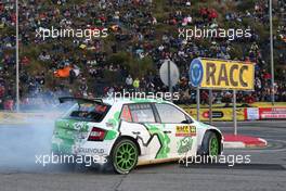 VEIBY Ole -  Christian SKJAERMOEN Stig Rune, SKODA Fabia R5, PRINTSPORT 13-16.10.2016 FIA World Rally Championship 2016, Rd 11, Rally De Espana, Costa Daurada, Spain