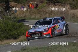 Thierry Neuville (BEL)-Nicolas Gilsoul (BEL) Hyundai New i20 WRC, Hyundai Motorsport 13-16.10.2016 FIA World Rally Championship 2016, Rd 11, Rally De Espana, Costa Daurada, Spain