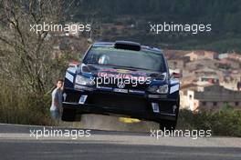 Jari-Matti Latvala (FIN)-Miikka Anttila (FIN) Volkswagen Polo, Volkswagen Motorsport 13-16.10.2016 FIA World Rally Championship 2016, Rd 11, Rally De Espana, Costa Daurada, Spain
