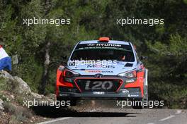 Dani Sordo (ESP)-Marc Marti (ESP), Hyundai New i20 WRC, Hyundai Motorsport 13-16.10.2016 FIA World Rally Championship 2016, Rd 11, Rally De Espana, Costa Daurada, Spain