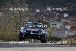 Sebastien Ogier (FRA)-Julien Ingrassia (FRA) Volkswagen Polo, Volkswagen Motorsport 13-16.10.2016 FIA World Rally Championship 2016, Rd 11, Rally De Espana, Costa Daurada, Spain