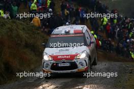 Michel Fabre (FRA) - Maxime Vilmot (FRA) Ci t roÃ«n DS3 R3T, SAINTELOC JUNIOR TEAM 27-29.10.2016 FIA World Rally Championship 2016, Rd 13, Wales Rally GB, Great Britain