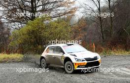 David Bogie (GBR) - Kevin Rae (GBR) Skoda Fabia R5, WEVERS SPORT 27-29.10.2016 FIA World Rally Championship 2016, Rd 13, Wales Rally GB, Great Britain