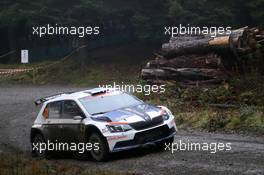 Teemu Suninen (FIN) - Mikko Markkula (FIN) Skoda Fabia R5, TEAM ORECA 27-29.10.2016 FIA World Rally Championship 2016, Rd 13, Wales Rally GB, Great Britain