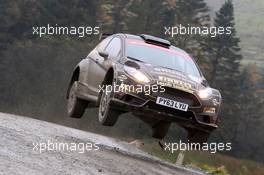 Fredrik Ahlin (SWE) - Andrew Roughead (GBR) Ford Fiesta R5 27-29.10.2016 FIA World Rally Championship 2016, Rd 13, Wales Rally GB, Great Britain
