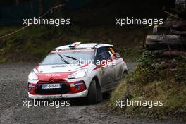Vincent Dubert (FRA) - Alexandre Coria (FRA) Ci t roÃ«n DS3 R3T 27-29.10.2016 FIA World Rally Championship 2016, Rd 13, Wales Rally GB, Great Britain