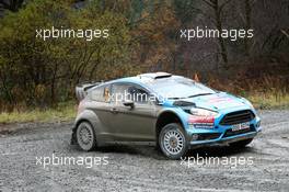 Mads Ostberg (NOR) - Ola Floene (NOR) Ford Fiesta RS WRC, Mâ€Sport World Rally Team 27-29.10.2016 FIA World Rally Championship 2016, Rd 13, Wales Rally GB, Great Britain