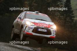 Yohan Rossel (FRA) - Benoi t Fulcrand (FRA) Ci t roÃ«n DS3 R3T 27-29.10.2016 FIA World Rally Championship 2016, Rd 13, Wales Rally GB, Great Britain