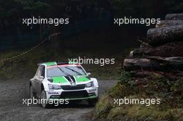 Esapekka Lappi (FIN) - Janne Ferm (FIN) Skoda Fabia R5, SKODA MOTORSPORT 27-29.10.2016 FIA World Rally Championship 2016, Rd 13, Wales Rally GB, Great Britain