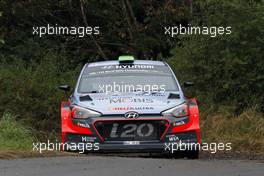 Hayden Paddon (NZL)-John Kennard (NZL) Hyundai New i20 WRC, Hyundai Motorsport 18-24.08.2016 FIA World Rally Championship 2016, Rd 9, Rally Deutschland, Trier, Germany