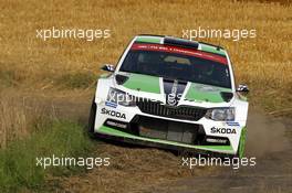 Esapekka Lappi (FIN) Janne Ferm (FIN), Skoda Fabia R5 18-24.08.2016 FIA World Rally Championship 2016, Rd 9, Rally Deutschland, Trier, Germany