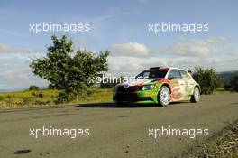 Armin Kremer (GER) Pirmin Winklhofer (GER), Skoda Fabia R5 18-24.08.2016 FIA World Rally Championship 2016, Rd 9, Rally Deutschland, Trier, Germany