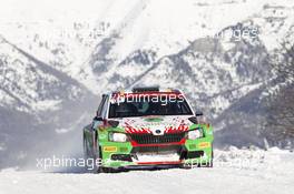 Armin Kremer (GER) , Pimir Winklhofer (GER), Skoda Fabia R5 20-24.01.2016 FIA World Rally Championship 2016, Rd 1, Rally Monte Carlo, Monte Carlo, Monaco