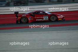 Quaife Phil (ITA) Case Lorenzo (ITA), Ferrari 488 GT3,Spirit of Race 01.04.2017-02.04.2016 Blancpain Sprint Series, Round 1, Misano World Circuit, Misano, Italy