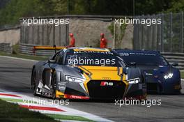 Stuart Leonard (GBR), Markus Winkelhock (BEU), Jake Dennis (GBR), Audi R8 LMS, Team WRT 22.04.2017-23.04.2016 Blancpain Sprint Series, Round 2, Monza, Italy