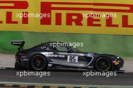 Dominik Baumann (AUT), Edward SandstrÃ¶m (SWE), Fabian Schiller (DEU), Mercedes-AMG GT3, HTP Motorsport 22.04.2017-23.04.2016 Blancpain Sprint Series, Round 2, Monza, Italy