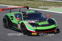 Pierre Ehret (DEU), Rino Mastronardi (ITA), Ferrari 488 GT3, Rinaldi Racing (AM Cup) 22.04.2017-23.04.2016 Blancpain Sprint Series, Round 2, Monza, Italy