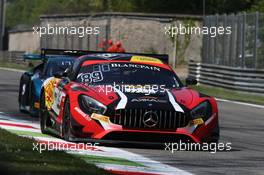 Daniele Perfetti (CHE), Alex Fontana (CHE), Ludovic Badey (FRA), Mercedes-AMG GT3, Akka ASP (Pro-Am Cup) 22.04.2017-23.04.2016 Blancpain Sprint Series, Round 2, Monza, Italy