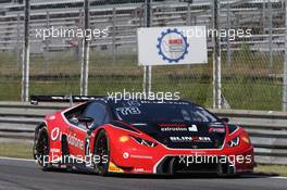 Leo Matchitski (RUS), Miguel Ramos (PRT), Richard Abra (GBR), Lamborghini Huracan GT3, Barwell Motorsport (Pro-Am Cup) 22.04.2017-23.04.2016 Blancpain Sprint Series, Round 2, Monza, Italy