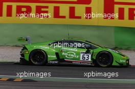 Mirko Bortolotti (ITA), Christian Engelhart (DEU), Andrea Caldarelli (ITA), Lamborghini Huracan GT3, GRT Grasser Racing Team 22.04.2017-23.04.2016 Blancpain Sprint Series, Round 2, Monza, Italy